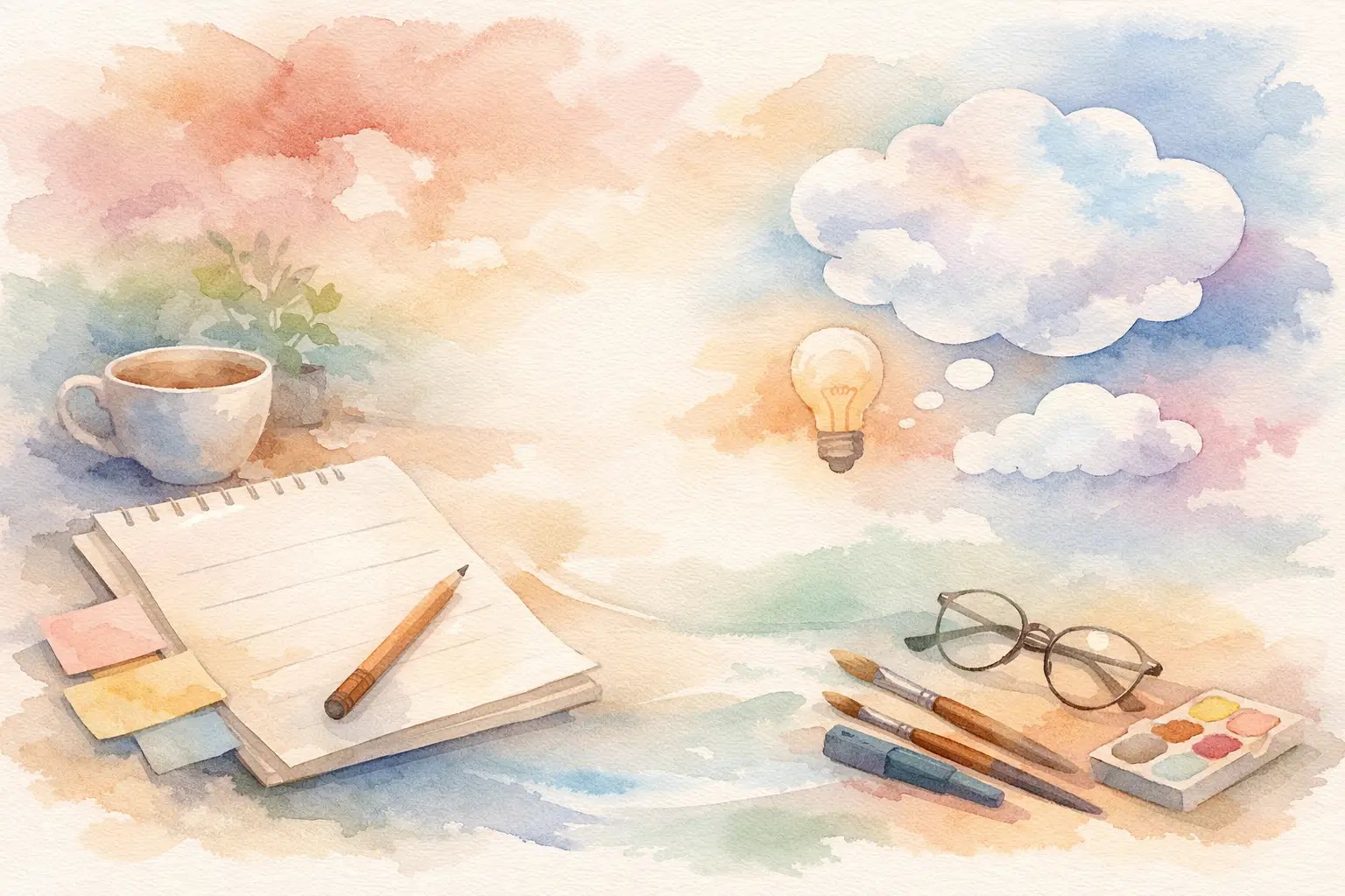 Illustration for Brain Dump Worksheet Printable for Calmer Days