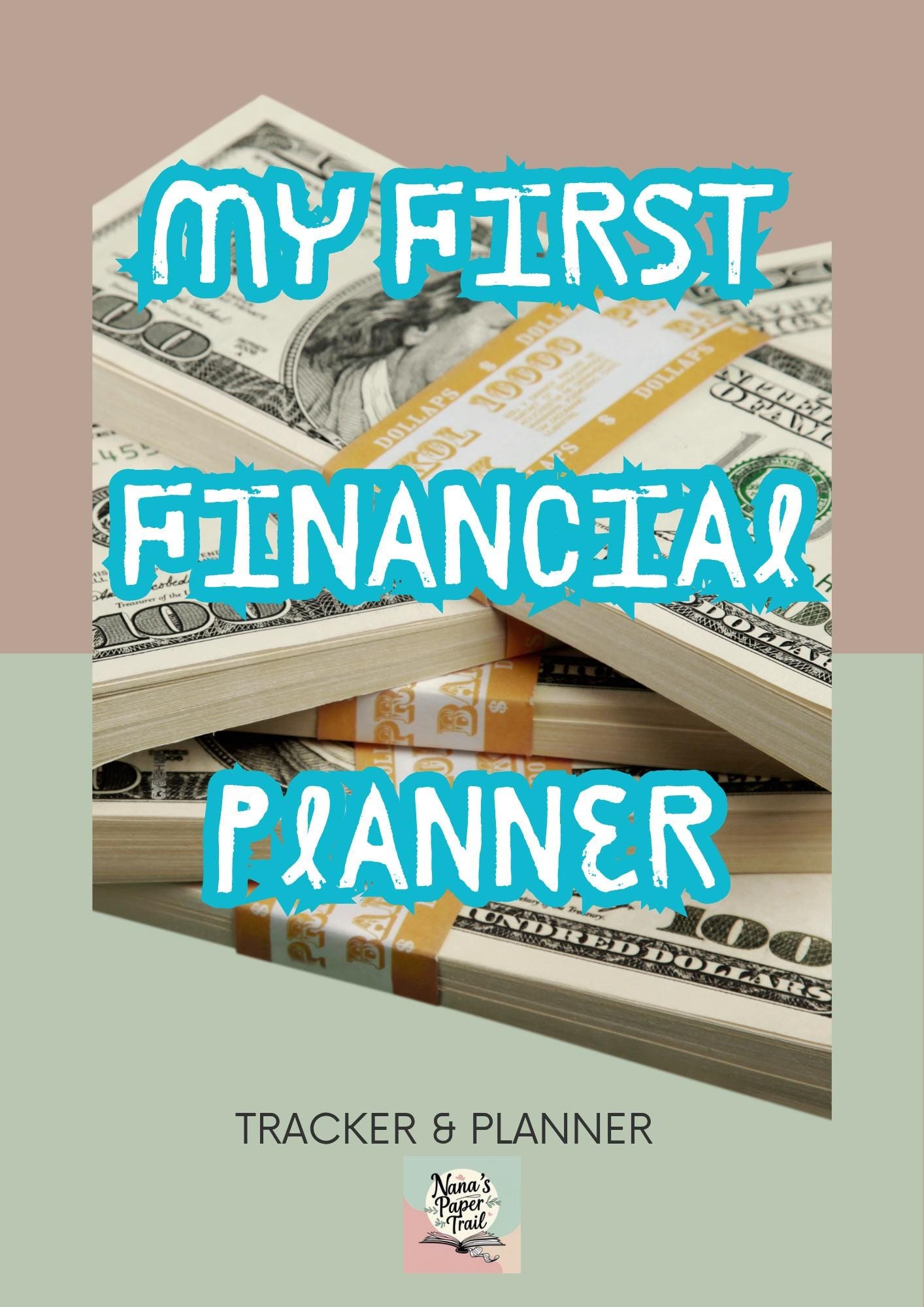 Financial Planner for Teens, First Budget Tracker Printable, Young Adult Money Planner, Beginner Budget Workbook, Digital Download PDF