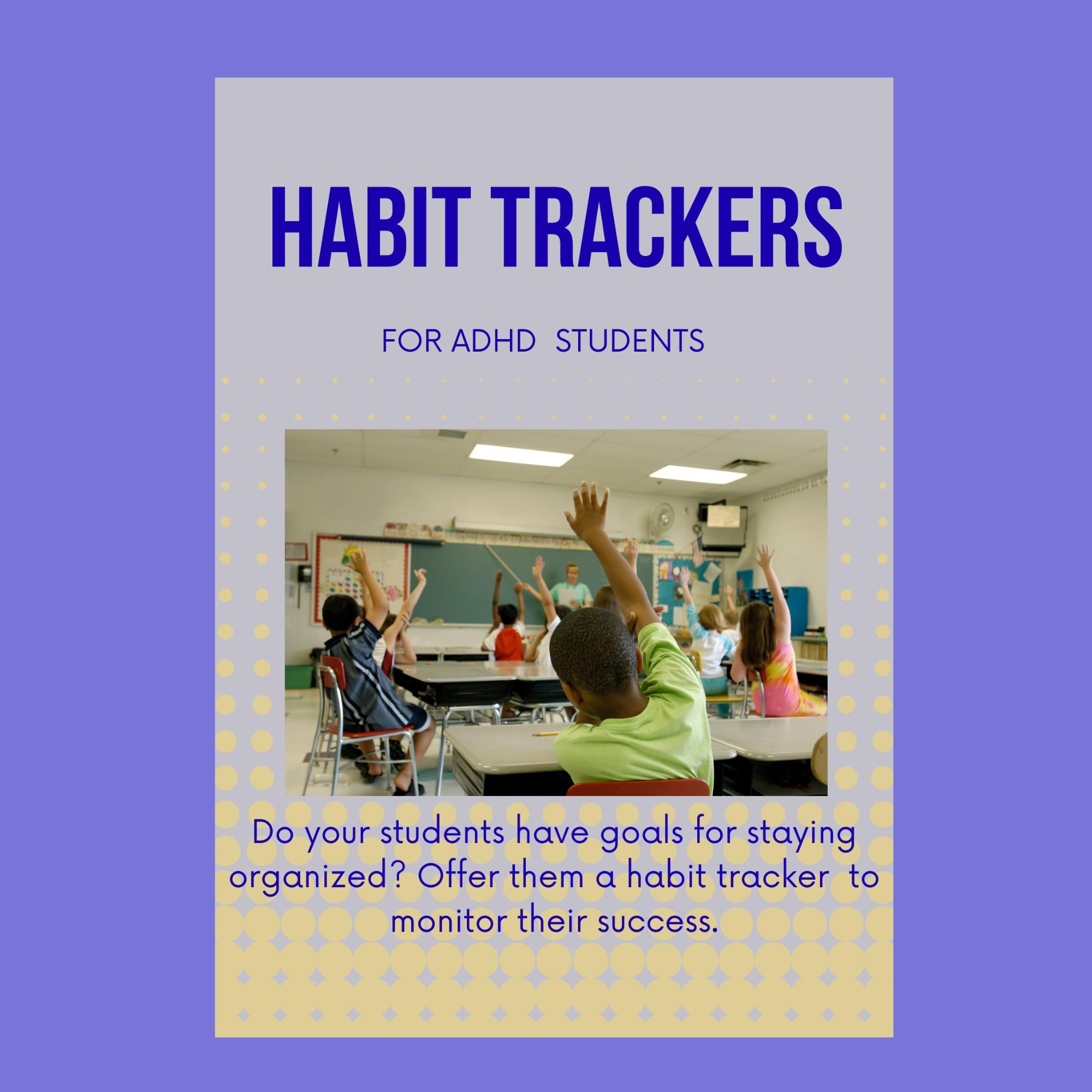 ADHD Student Habit Tracker Printable, 16 Page Routine & Independence Workbook, Executive Function Planner for Kids, PDF Download