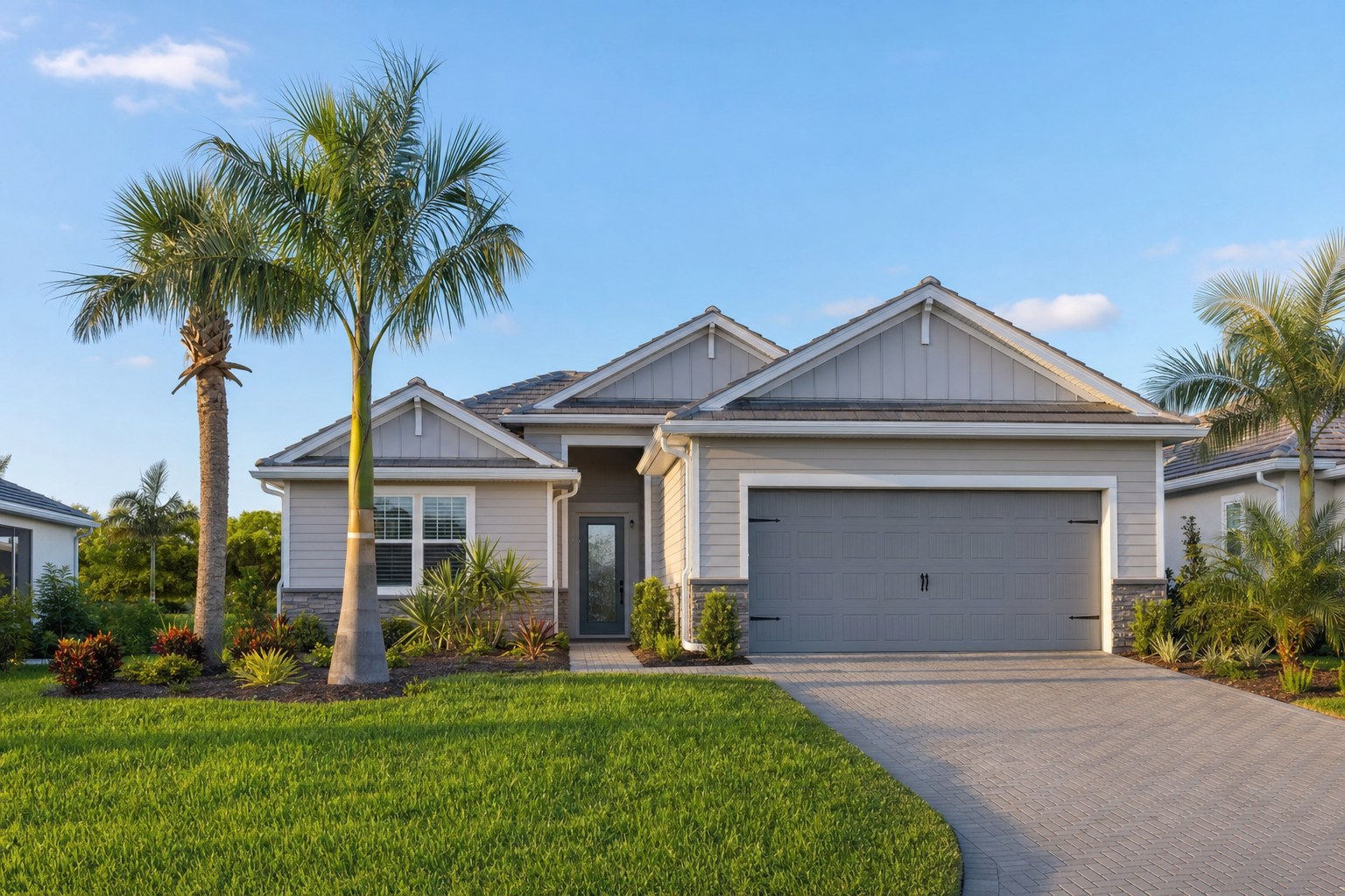 Newer single-family home in a Parrish, Florida neighborhood
