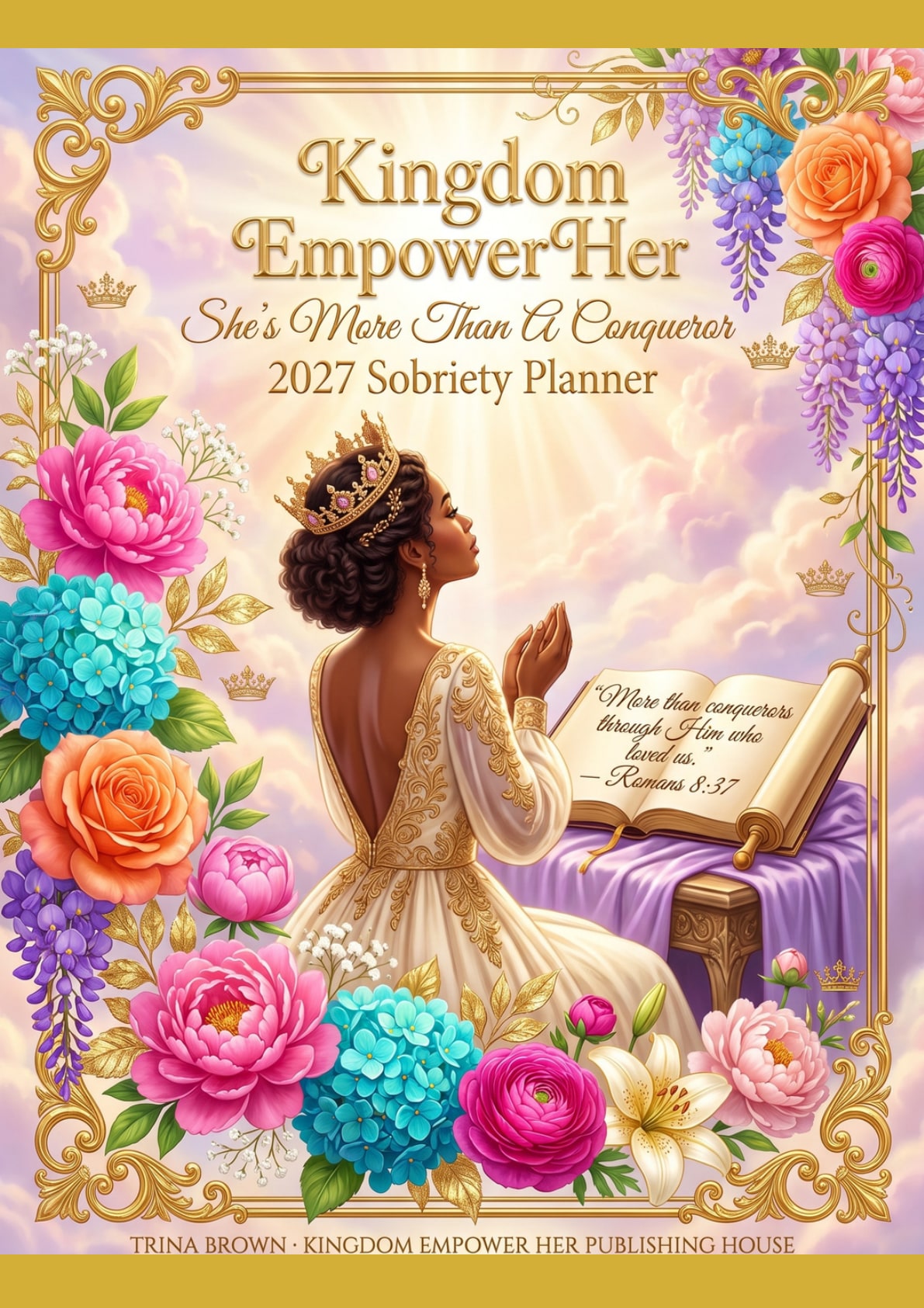She’s More Than a Conqueror: 2027 Sobriety Planner cover