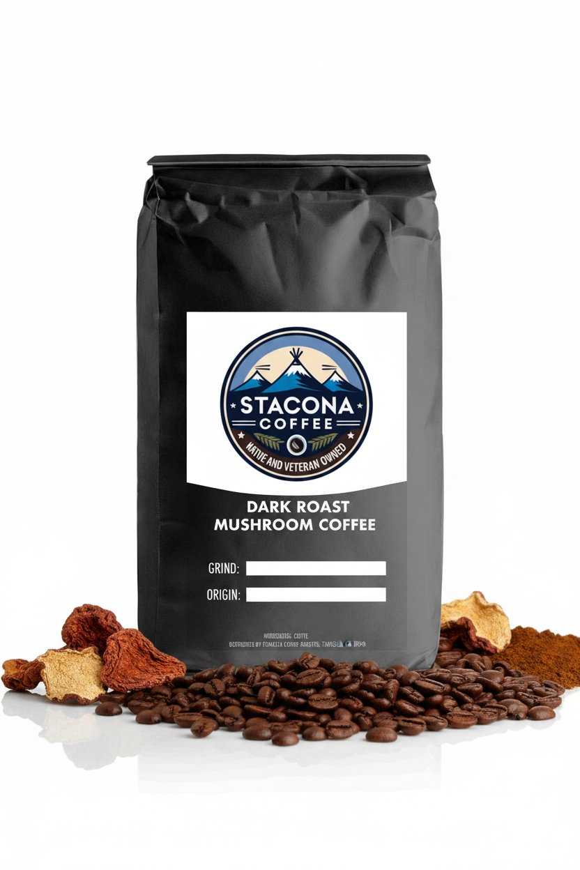 Coffee with Mushrooms Dark Roast