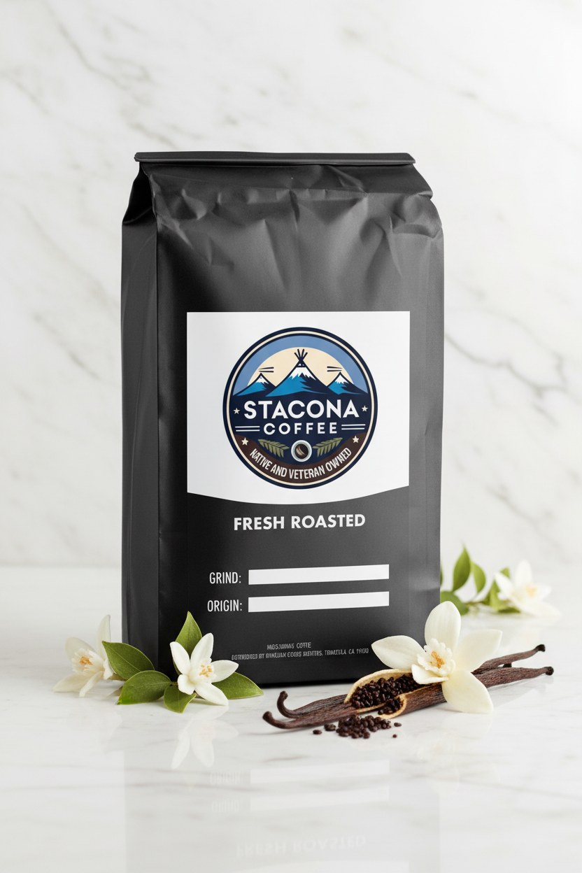 Stacona French Vanilla coffee bag