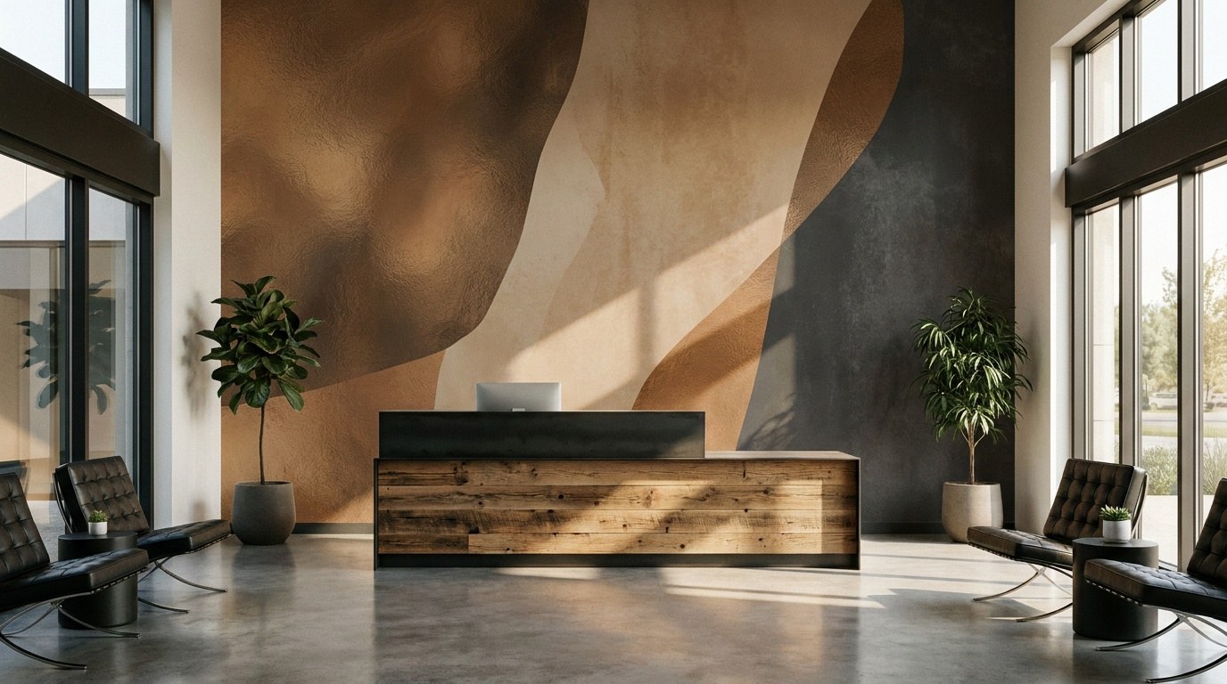 Branded wall mural concept