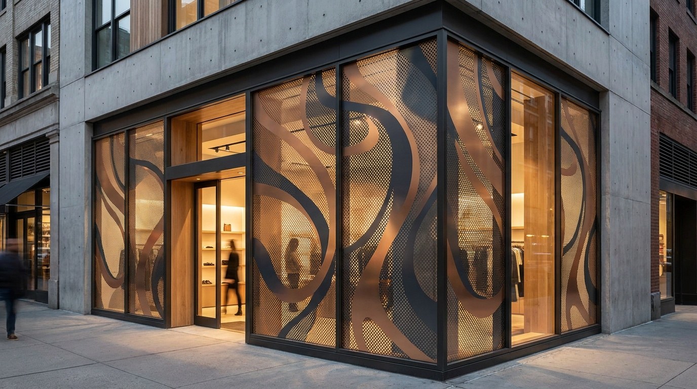 Storefront window graphics concept