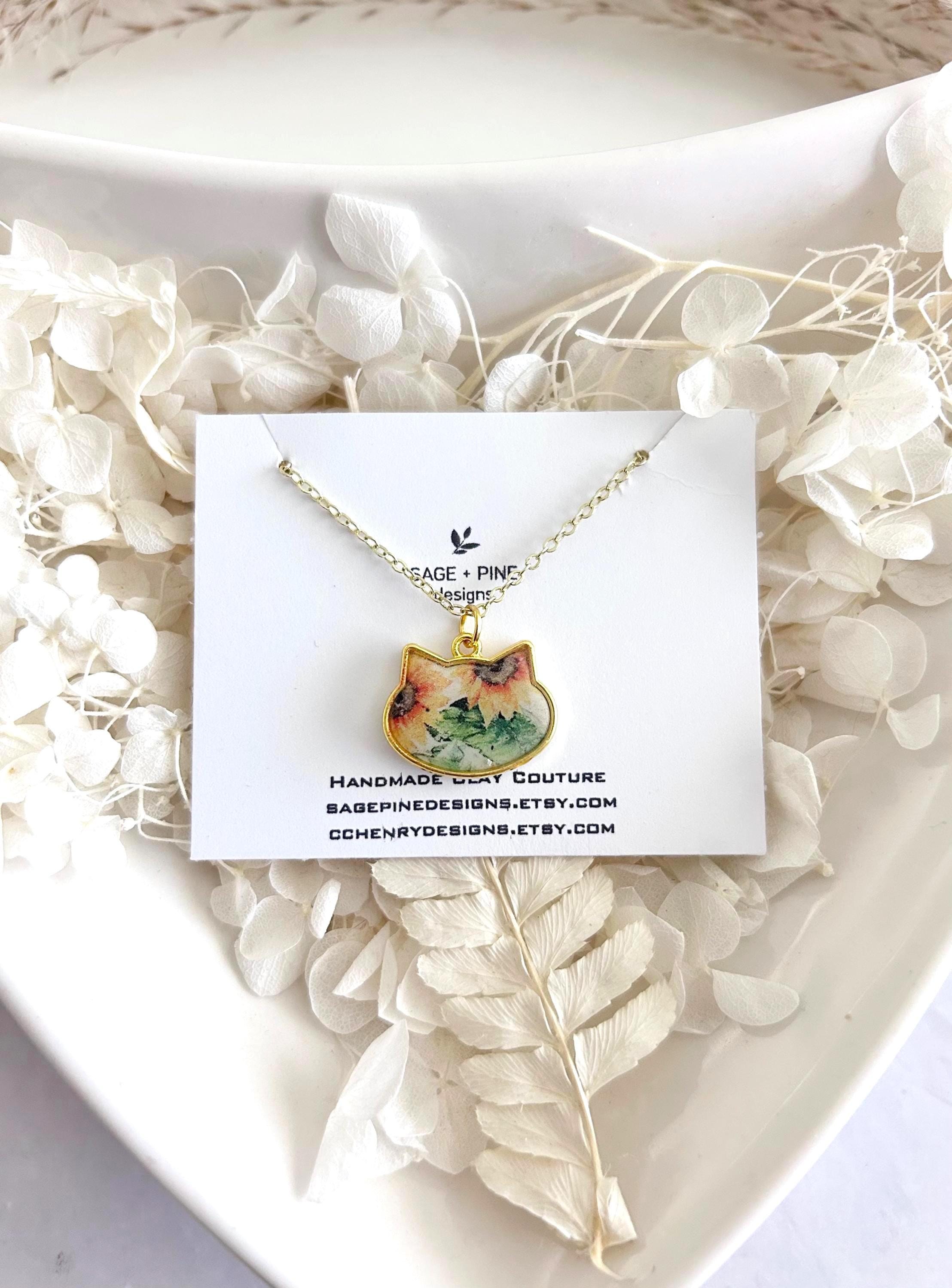 Floral Patterns clay jewelry