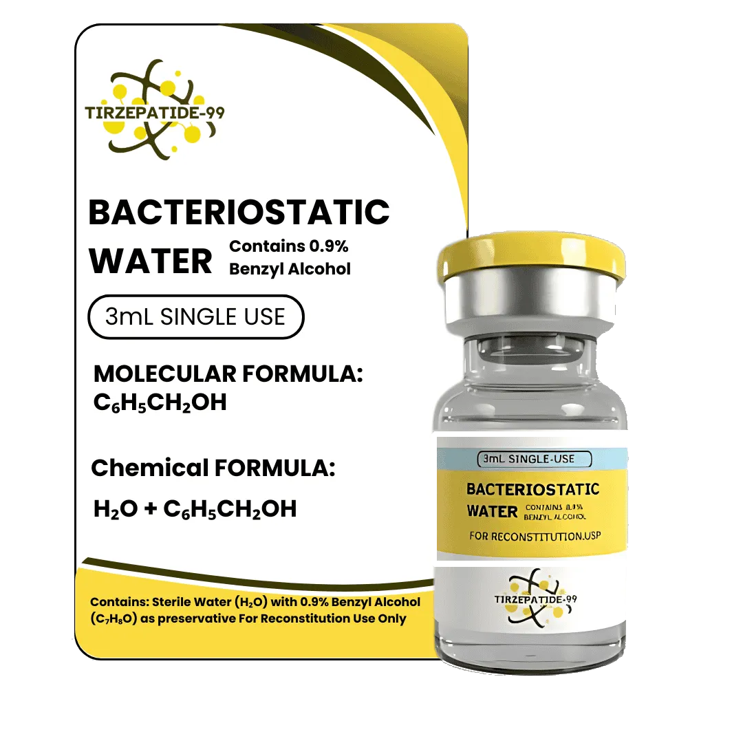Research-Grade Bacteriostatic Water 3ml for lab and peptide research