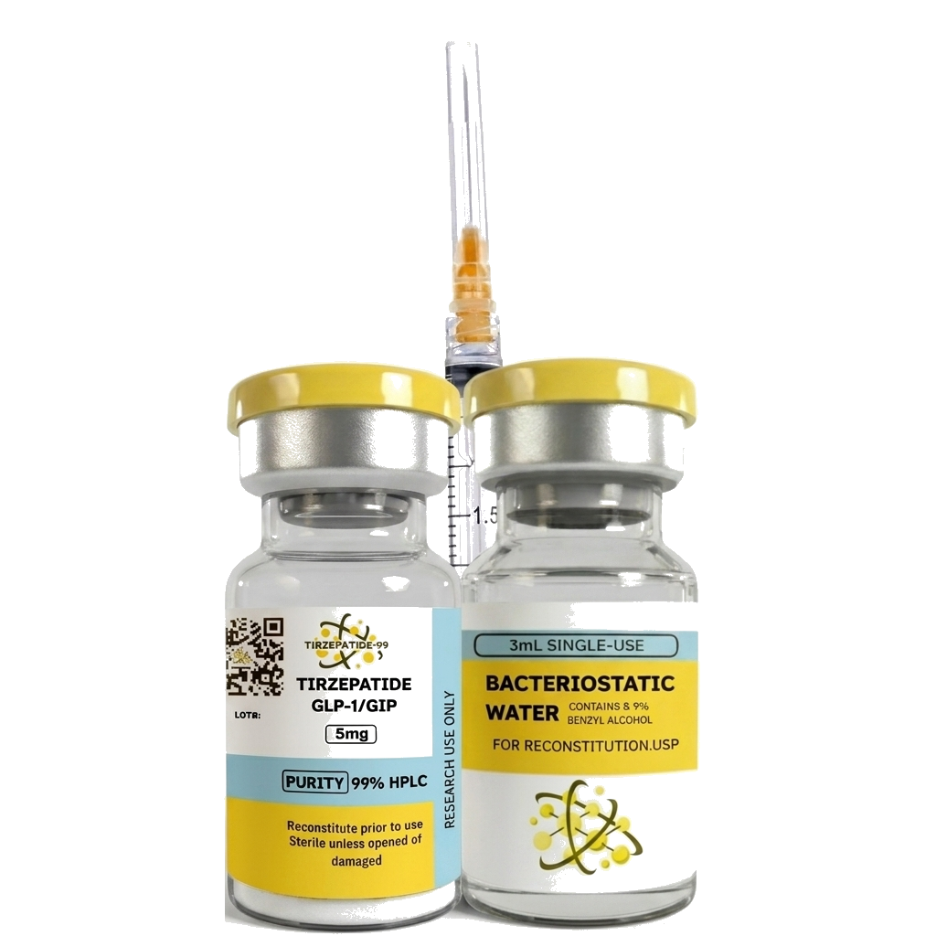 GLP-2Tz Reconstitution kit 5mg via bacteriostatic water and sterile syringe