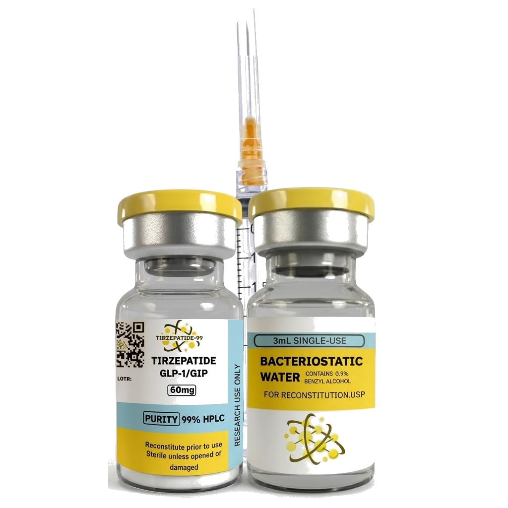 GLP-2Tz 60mg Lyophilized Research Peptide, Lab-grade dual-agonist peptide