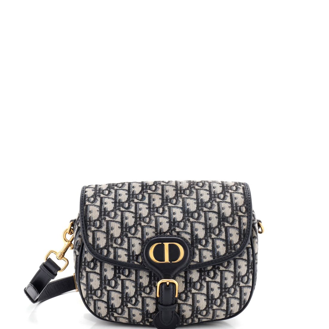 Christian Dior Bobby Flap Bag Oblique Canvas Medium