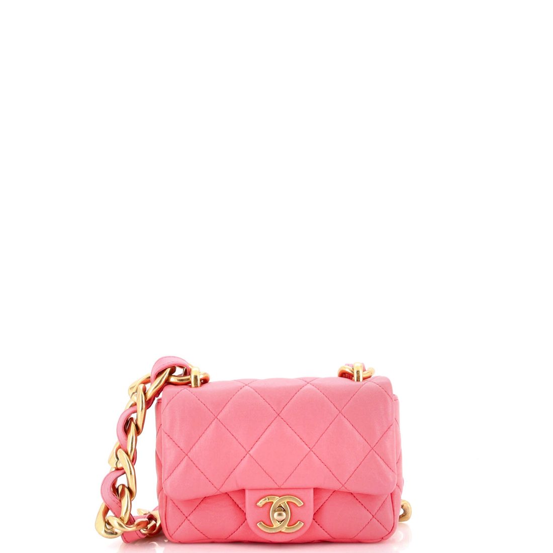 Chanel Funky Town Flap Bag Quilted Lambskin Mini