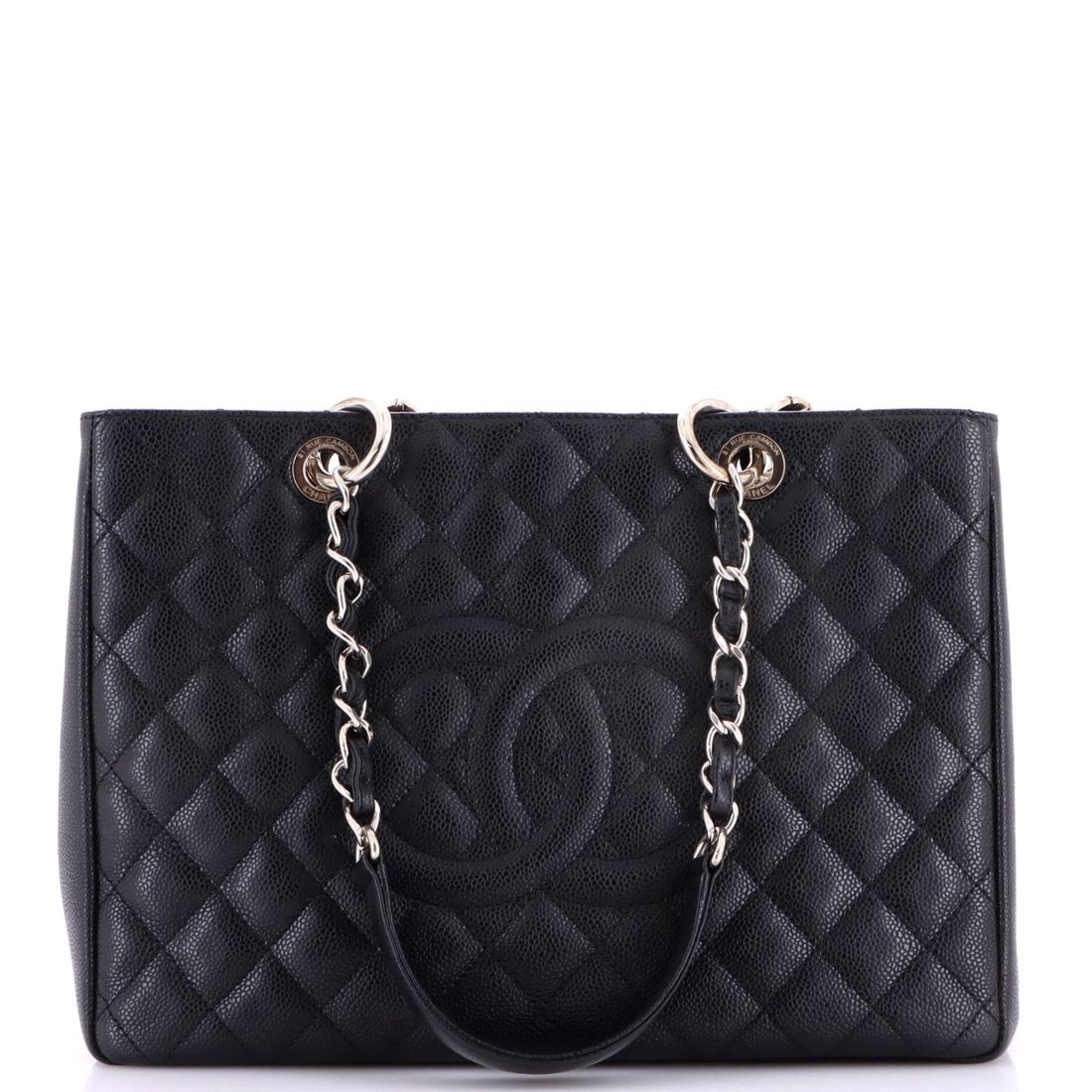 Chanel Grand Shopping Tote Quilted Caviar 