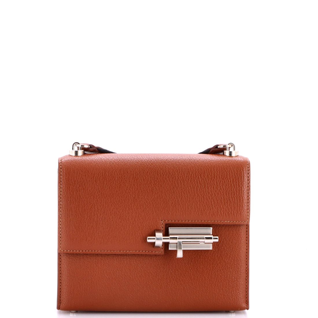 Hermes Verrou Bag Chevre Mysore and Canvas Mini