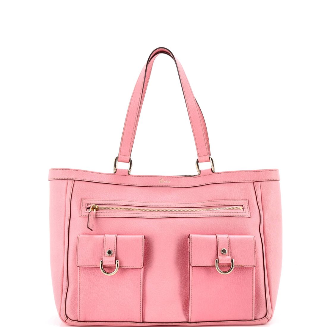Gucci Abbey Pocket Tote Leather 