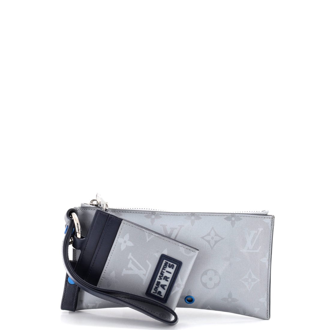 Louis Vuitton Alpha Pouch Limited Edition Monogram Satellite Canvas 