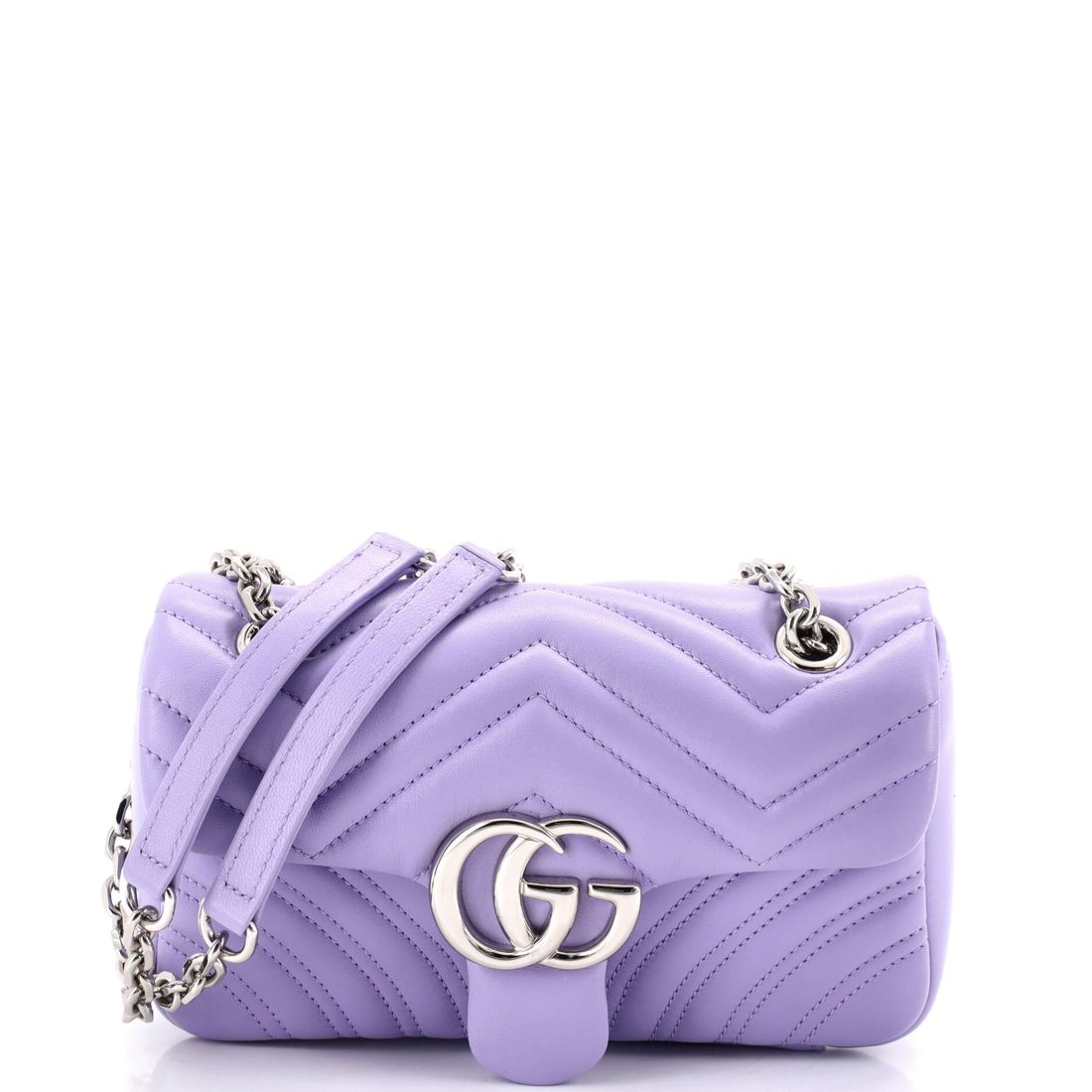 Gucci GG Marmont Flap Bag Matelasse Leather Small