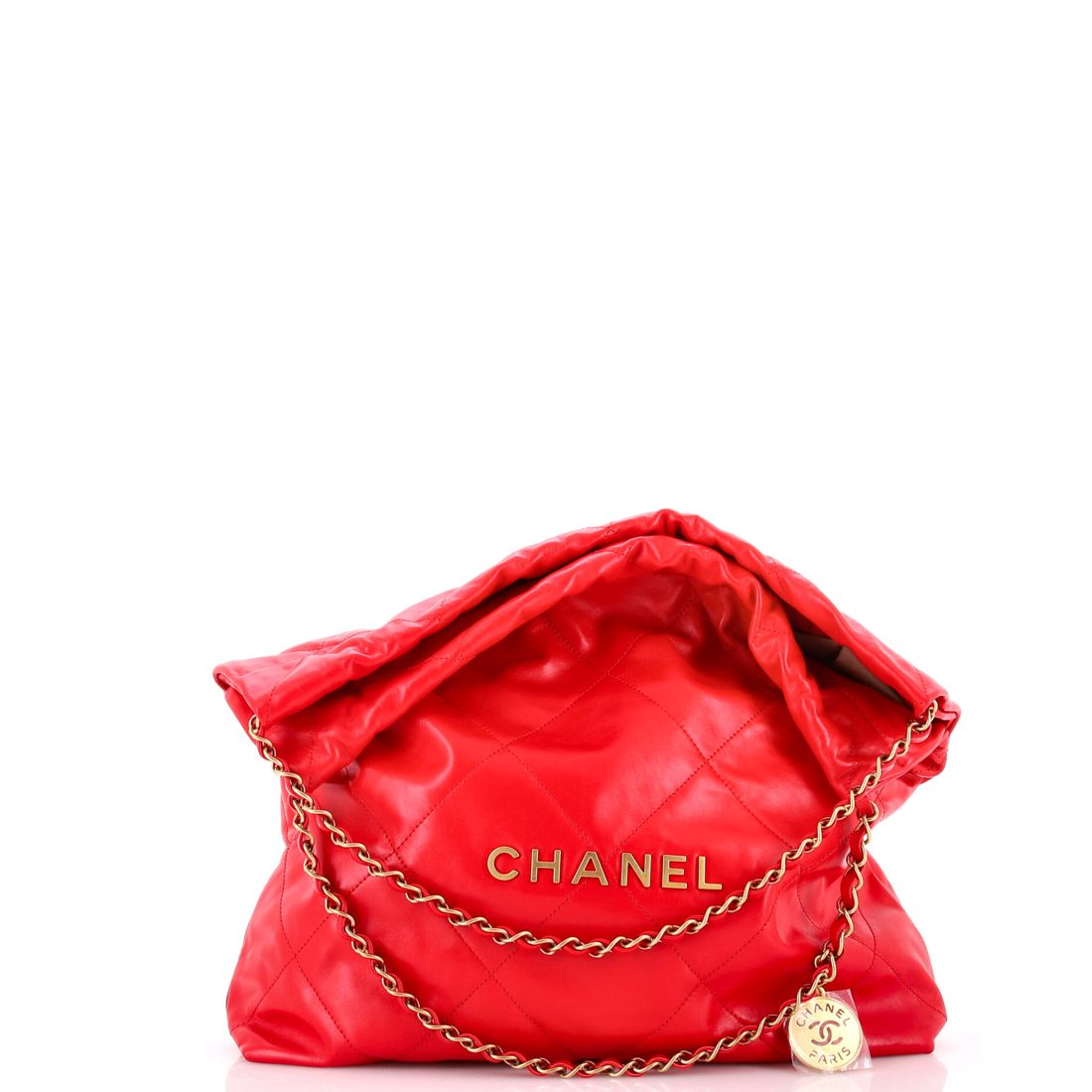 Chanel 22 Chain Hobo Quilted Calfskin Medium