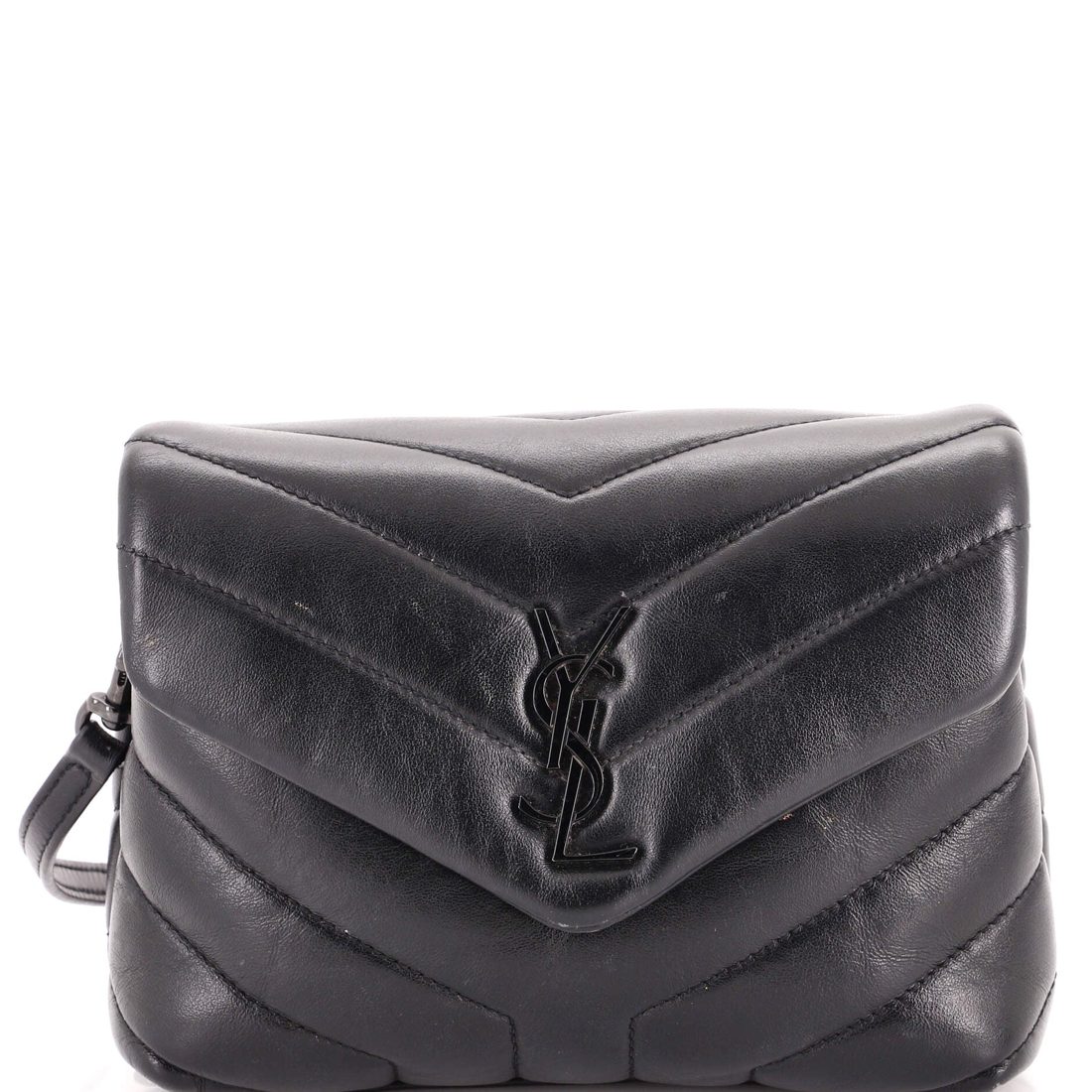 Saint Laurent Loulou Shoulder Bag Matelasse Chevron Leather Toy