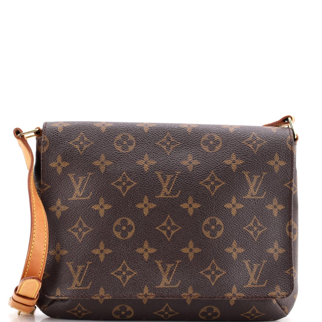 Louis Vuitton Musette Tango Handbag Monogram Canvas 