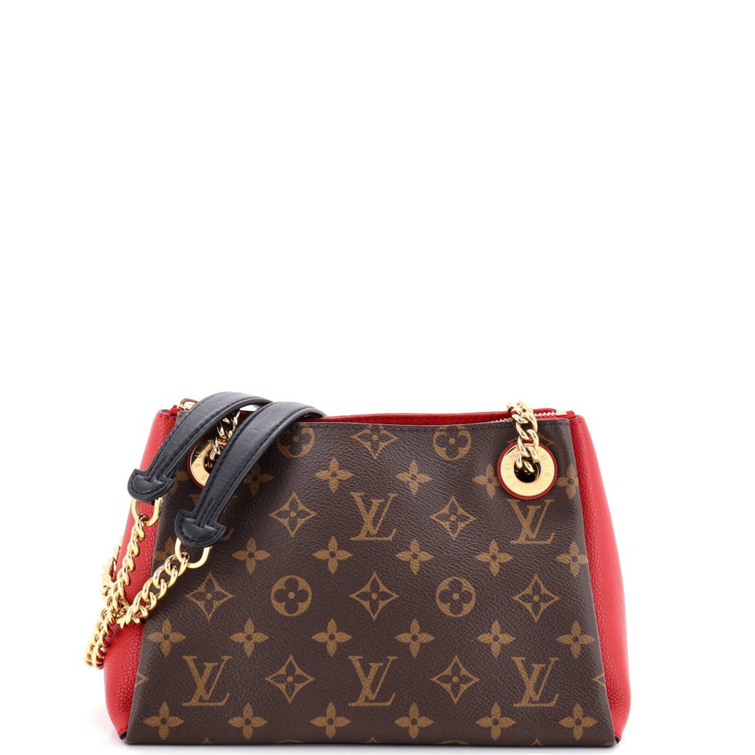 Louis Vuitton Surene Handbag Monogram Canvas with Leather BB