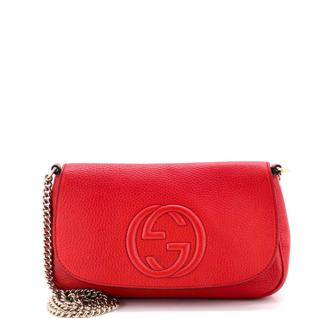 Gucci Soho Chain Crossbody Bag Leather Medium