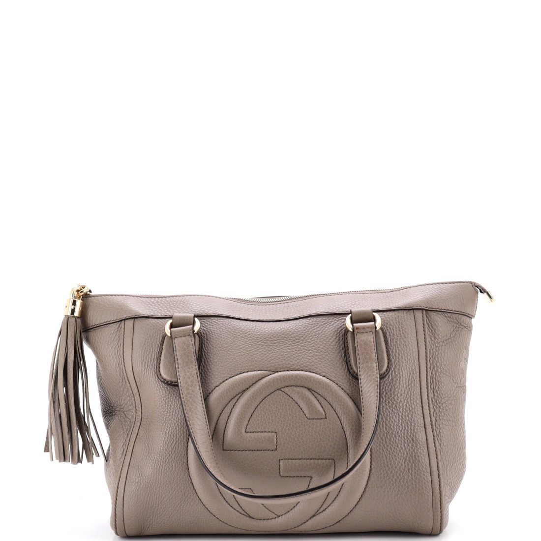 Gucci Soho Zip Tote Leather Small