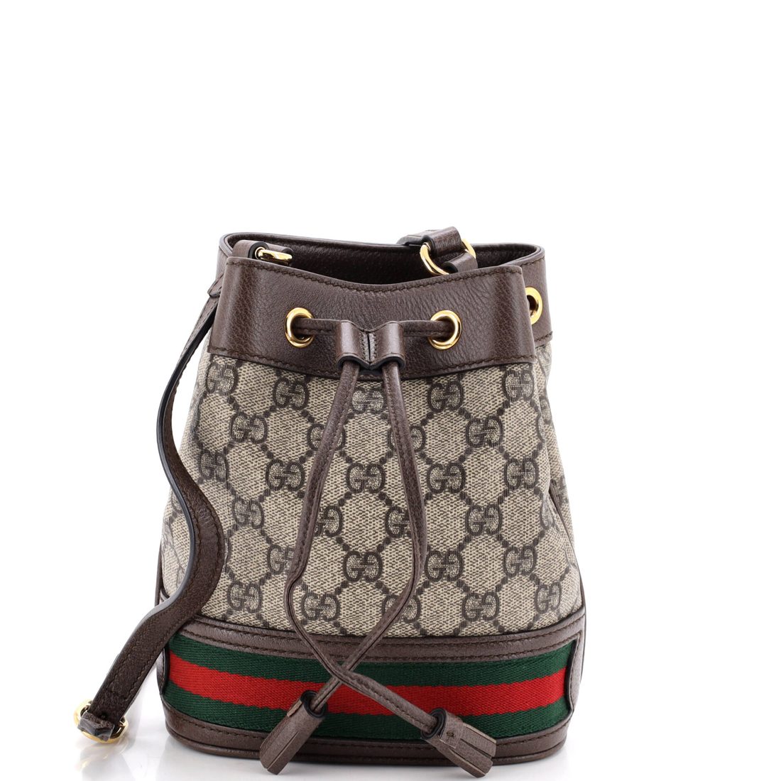 Gucci Ophidia Bucket Bag GG Coated Canvas Mini