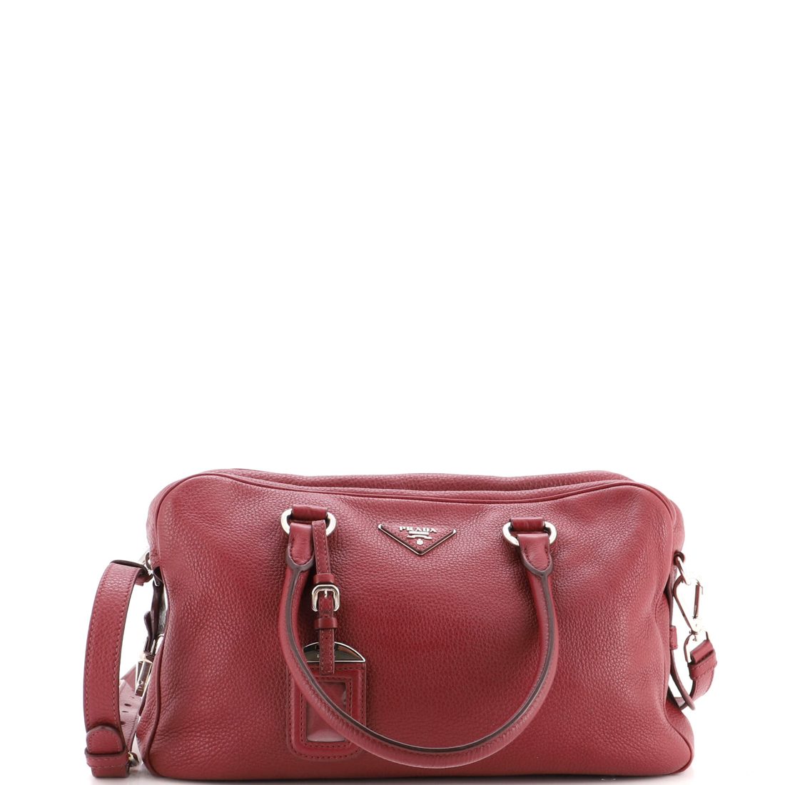 Prada Convertible Boston Bag Vitello Daino Medium