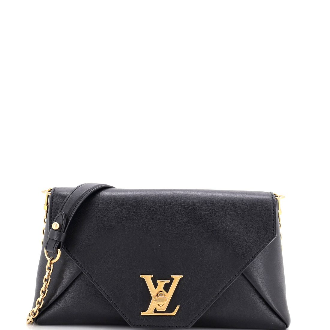 Louis Vuitton Love Note Chain Clutch Leather 