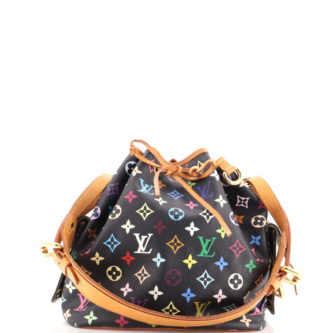 Louis Vuitton Petit Noe Handbag Monogram Multicolor 