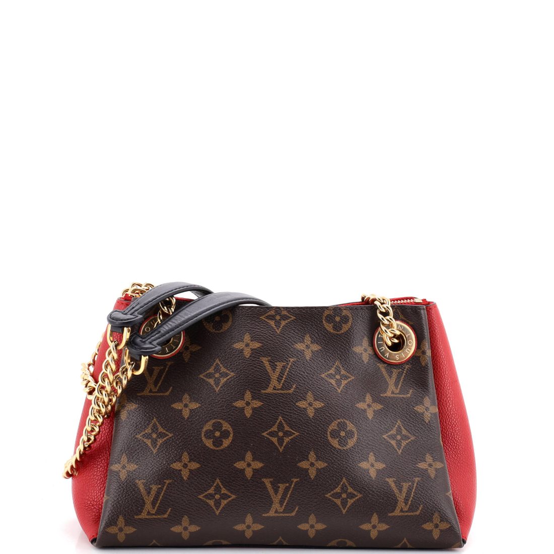 Louis Vuitton Surene Handbag Monogram Canvas with Leather BB