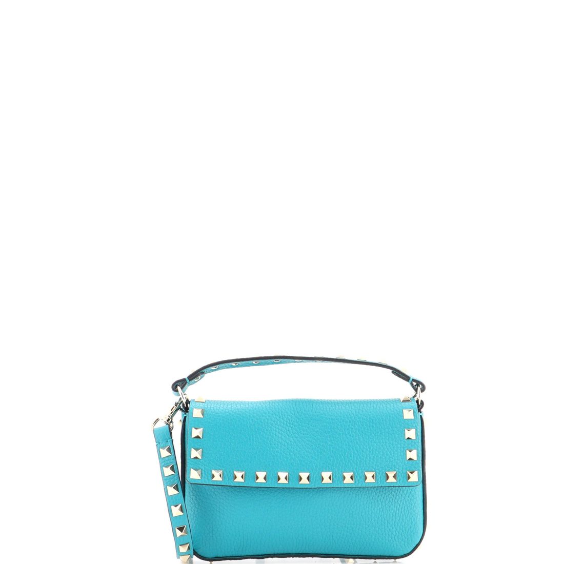Valentino Garavani Rockstud Top Handle Crossbody Pouch Leather Mini