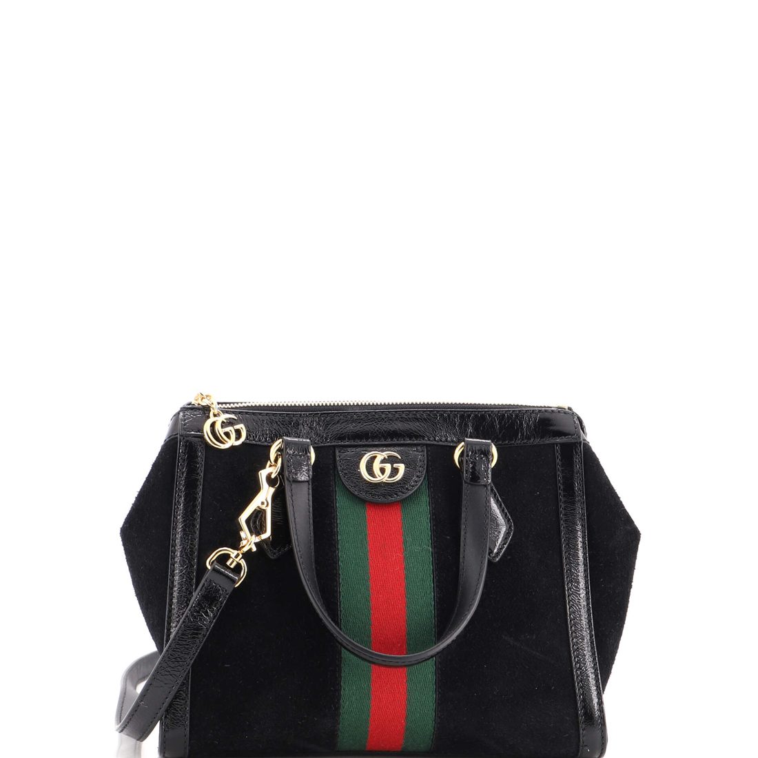 Gucci Ophidia Top Handle Tote Suede Small