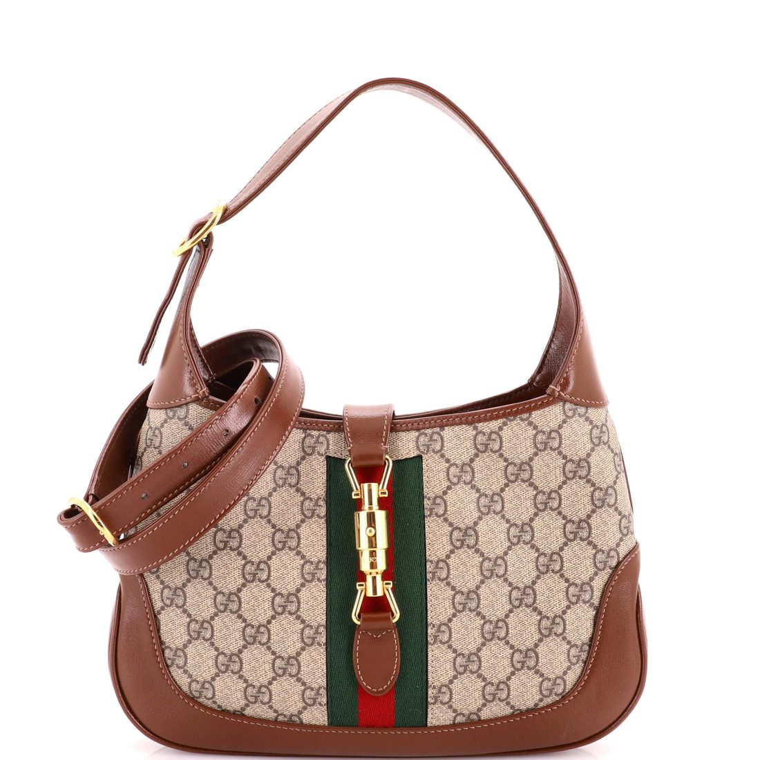 Gucci Jackie 1961 Hobo GG Coated Canvas Small