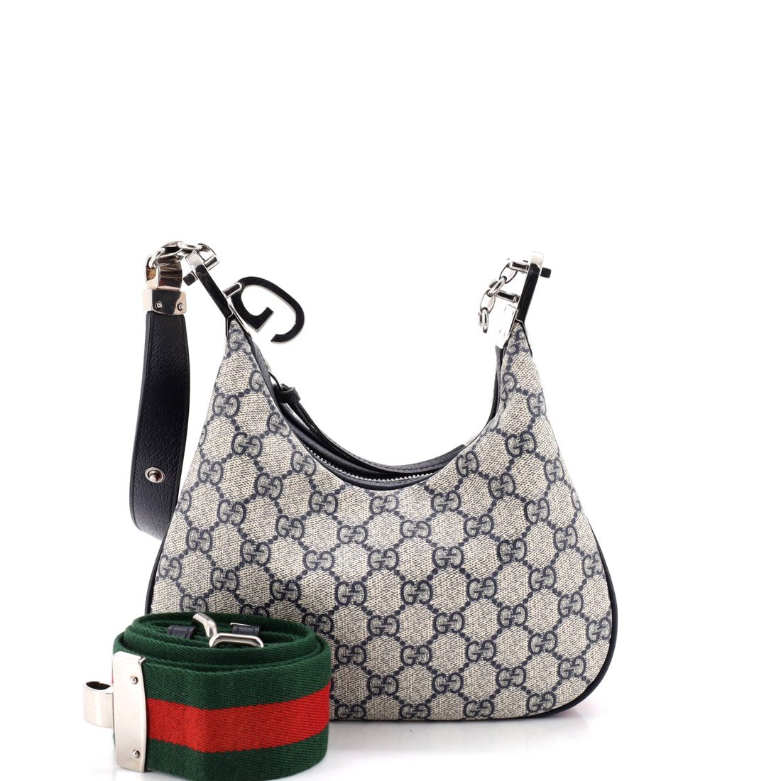 Gucci Attache Shoulder Bag GG Coated Canvas Small