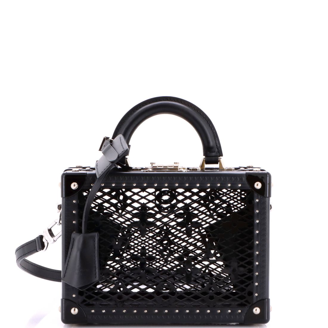 Louis Vuitton Petite Valise Handbag Monogram Lace Leather 