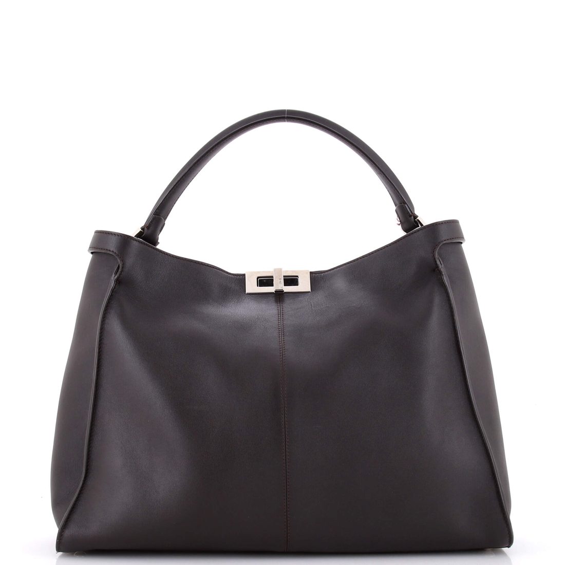 Fendi Peekaboo X-Lite Bag Leather with Shearling Interior Large