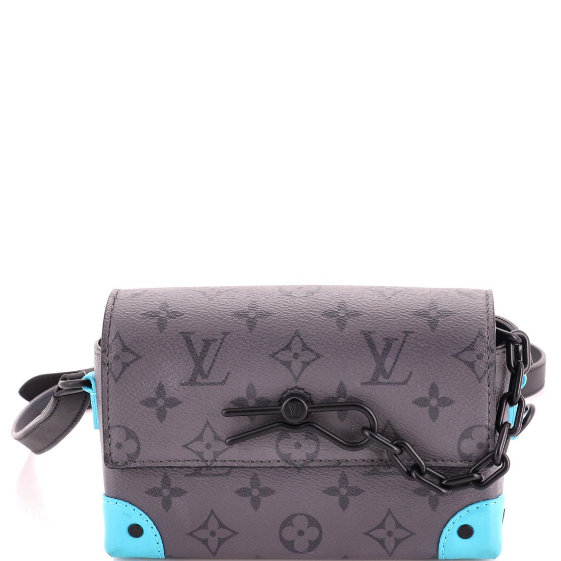 Louis Vuitton Steamer Wearable Wallet Reverse Monogram Eclipse Canvas 
