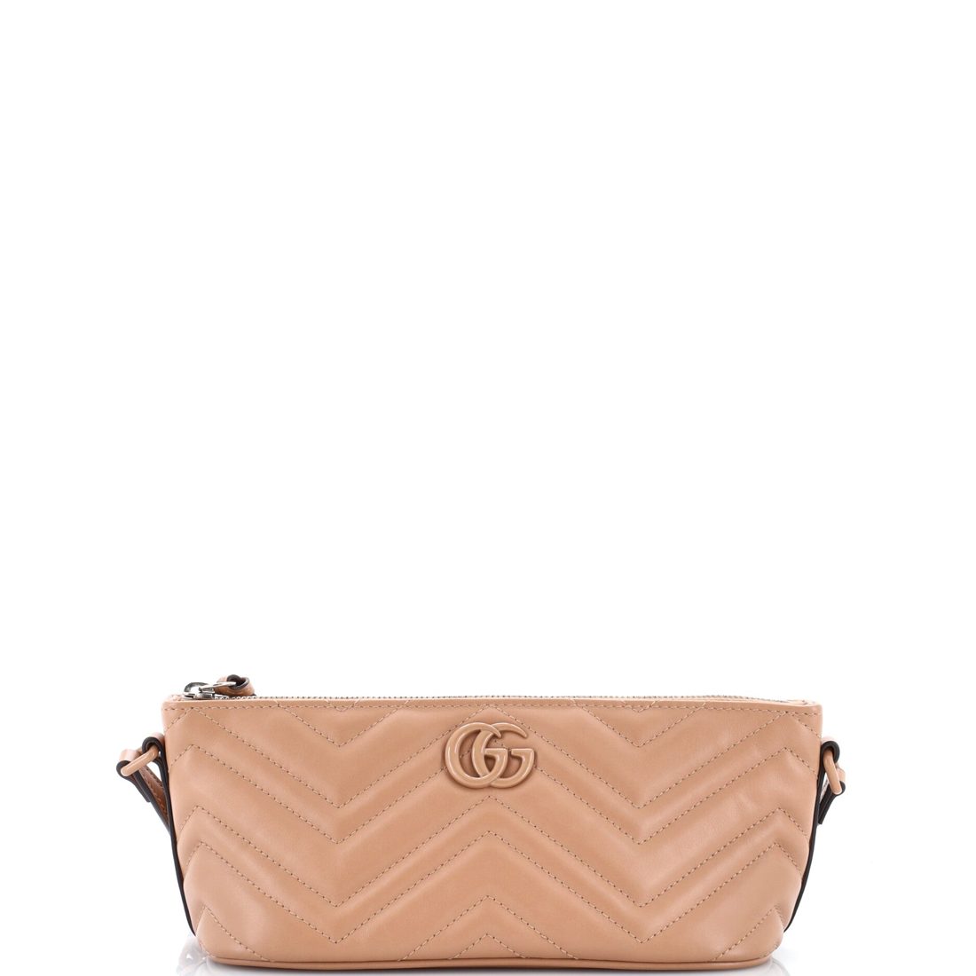 Gucci GG Marmont Pochette Shoulder Bag Matelasse Leather Small