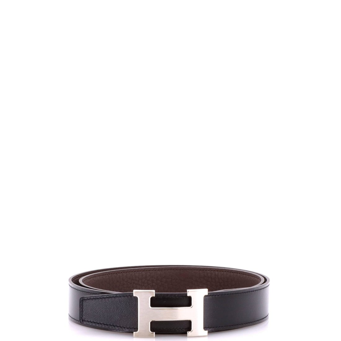 Hermes Constance Martelee H Reversible Belt Leather with Brushed Hardware Medium