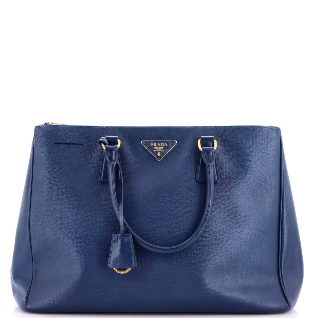 Prada Double Zip Lux Tote Saffiano Leather Large