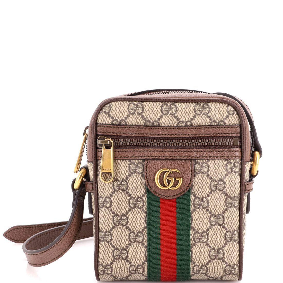 Gucci Ophidia Messenger Bag GG Coated Canvas Mini