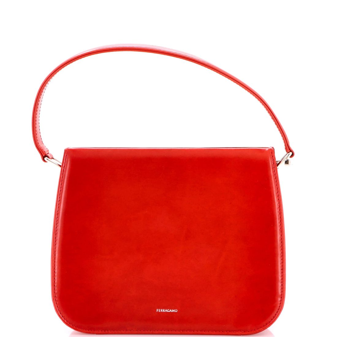 Salvatore Ferragamo New Frame Top Handle Bag Leather 