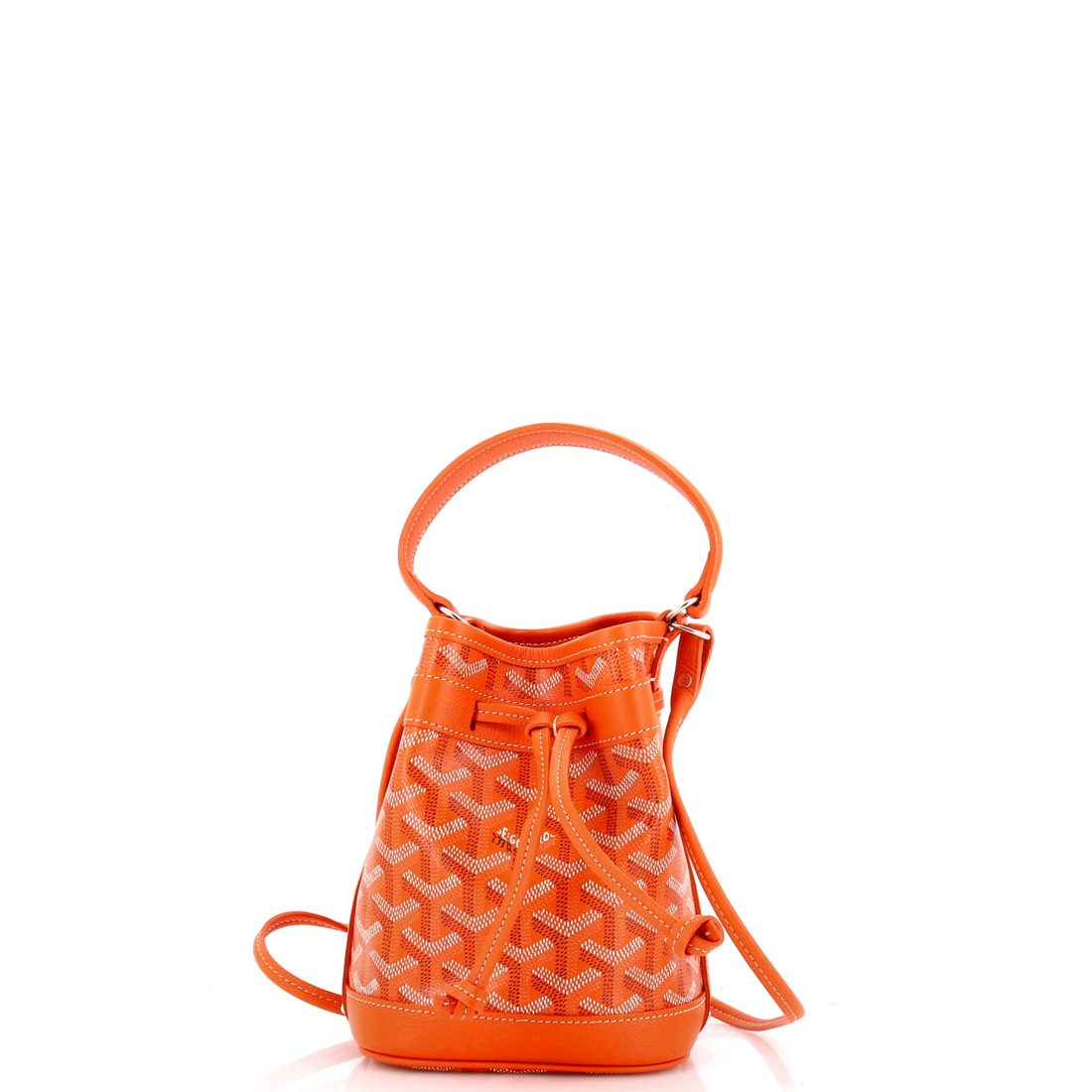 Goyard Petit Flot Bucket Bag Coated Canvas Mini