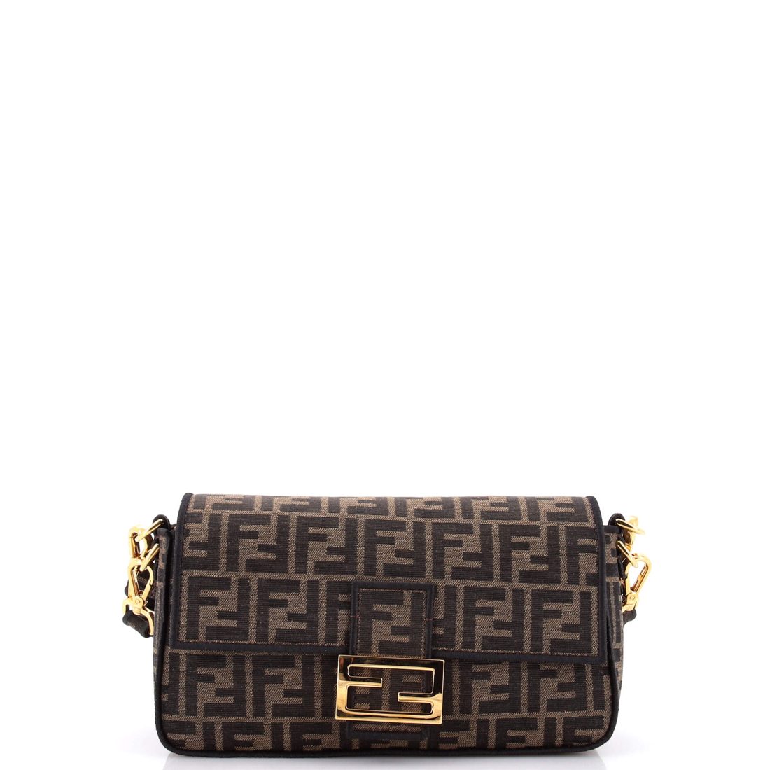 Fendi Baguette NM Bag Zucca Canvas Medium