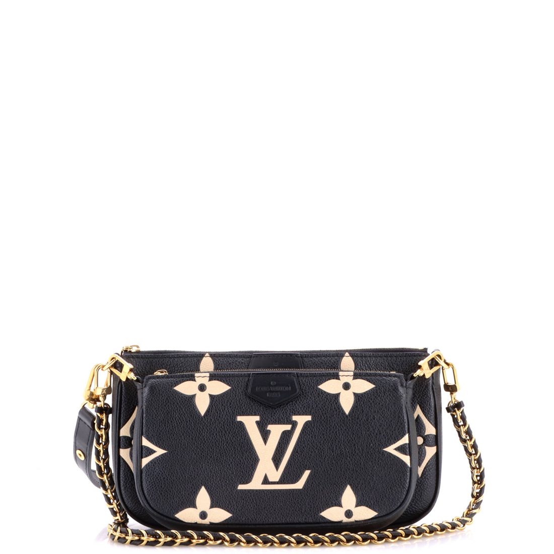 Louis Vuitton Multi Pochette Accessoires Bicolor Monogram Empreinte Giant 