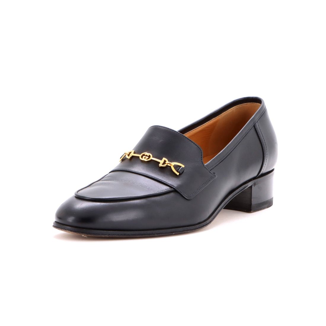 Gucci Women's Interlocking G Horsebit Loafers Leather 