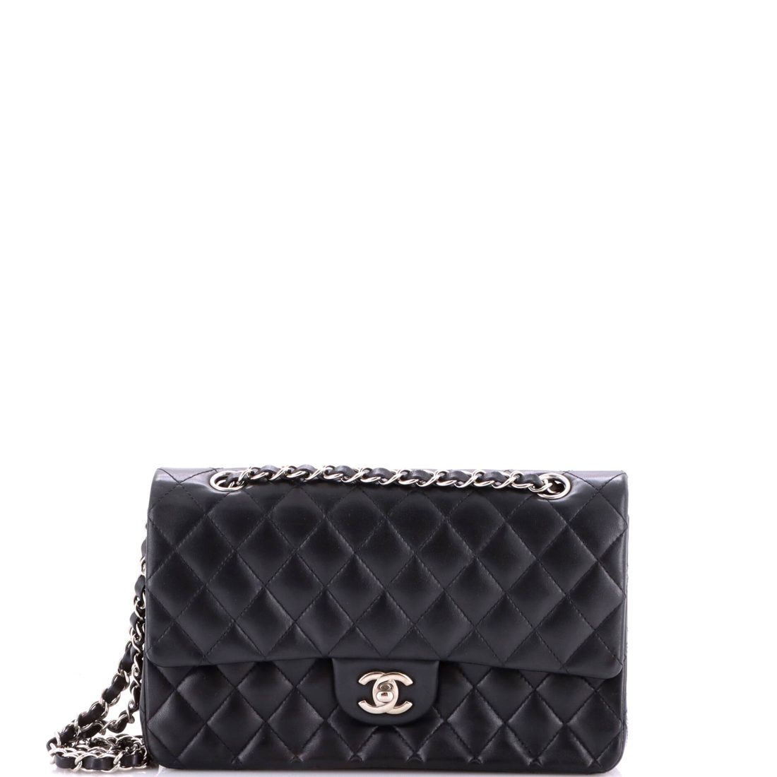 Chanel Classic Double Flap Bag Quilted Lambskin Medium
