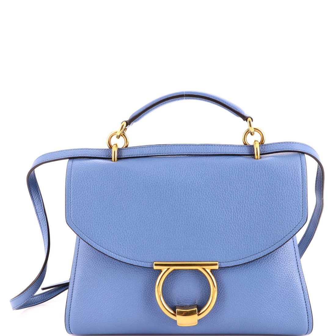 Salvatore Ferragamo Margot Satchel Leather Small