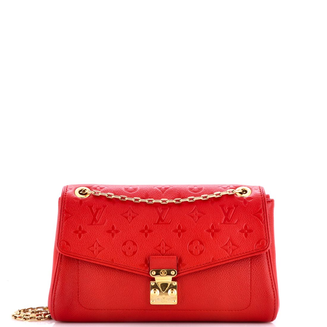 Louis Vuitton Saint Germain Handbag Monogram Empreinte Leather PM